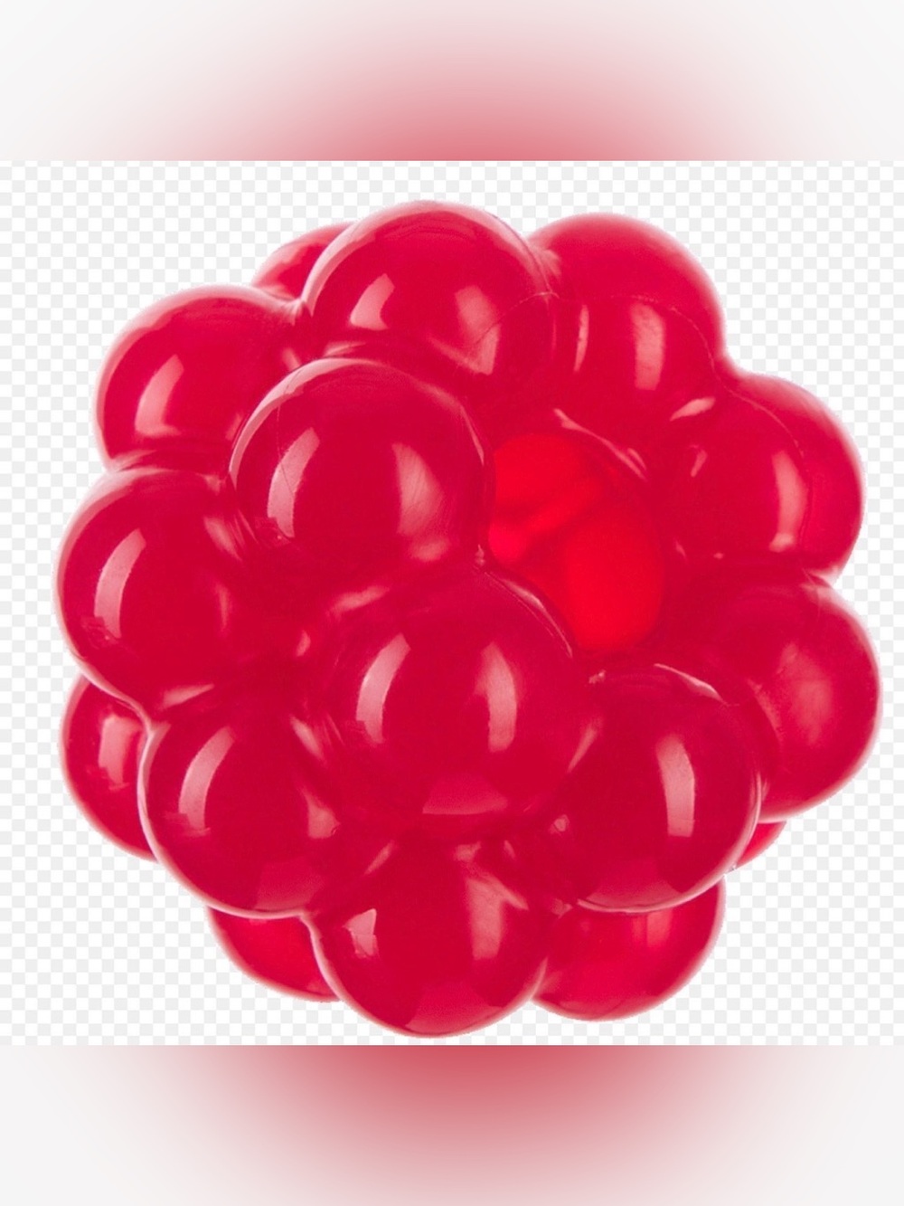 Bark Box Super Chewer solid rubber grapes treat dispensing M-L dog toy NEW